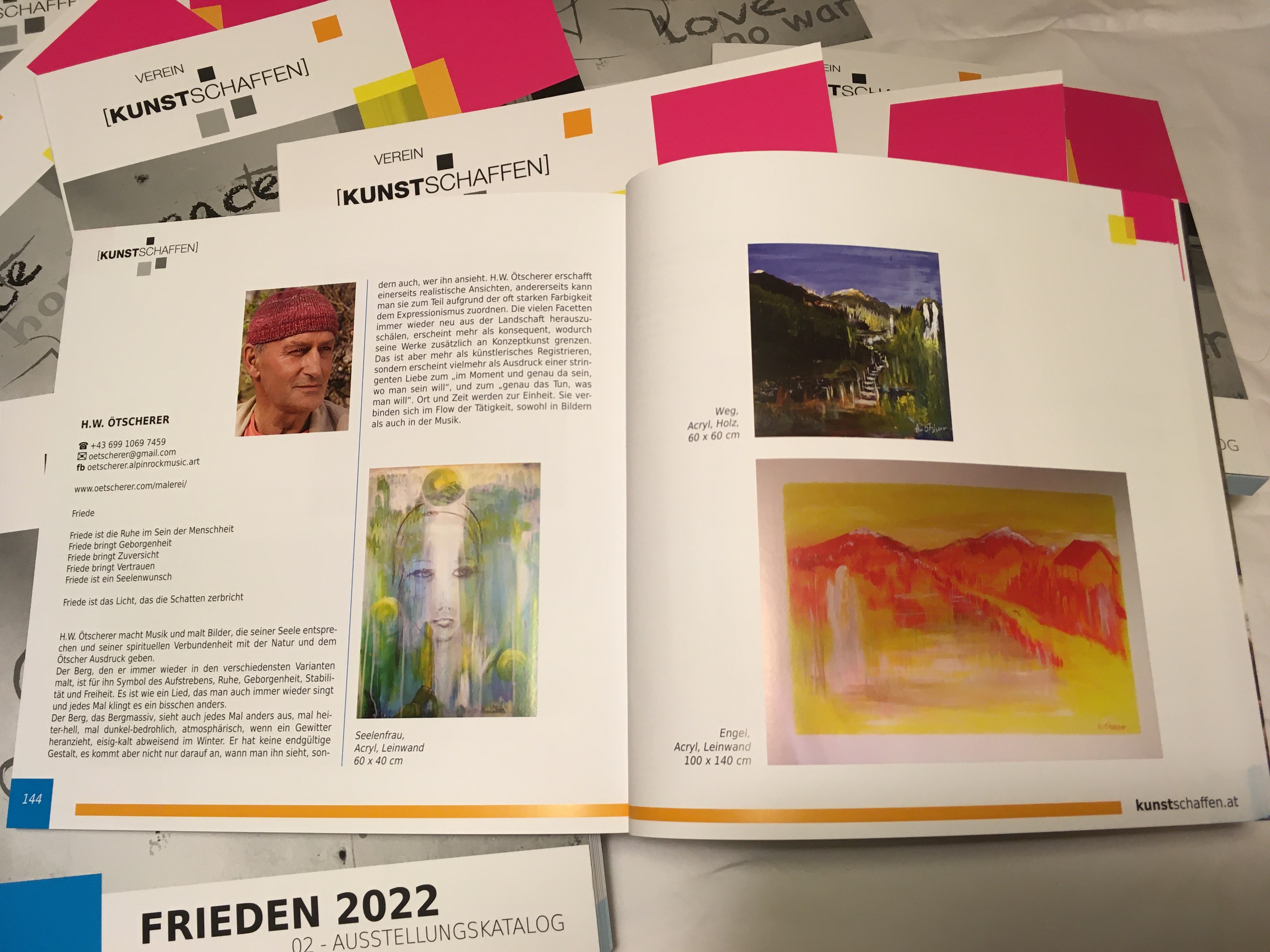 H.W.ÖTSCHERER Ausstellungskatalog Frieden 2022 - 1