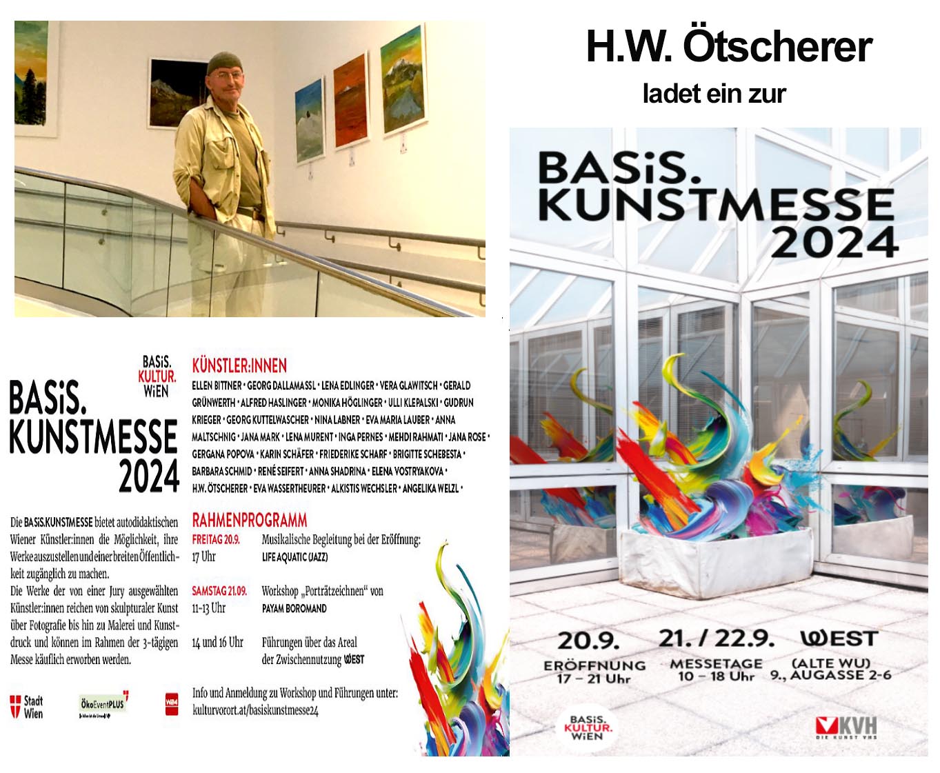 Basis Kunstmesse Einladung 2024